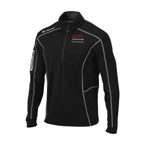 Picture of Men's Omni-Wick Shotgun 1/4 Zip - black