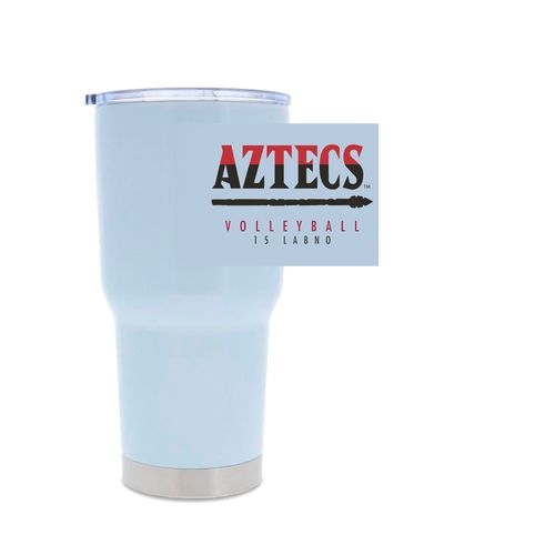 Picture of 30oz Stainless Steel Tumbler - white