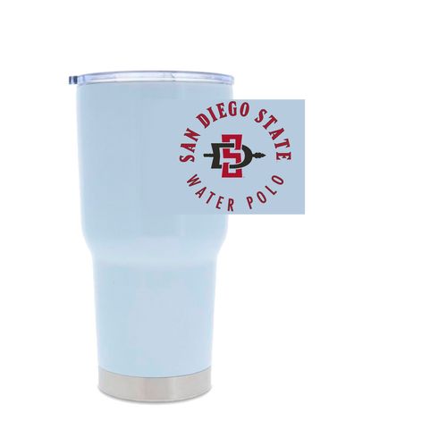 Picture of 30oz Stainless Steel Tumbler - white