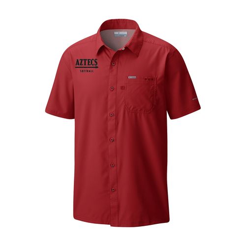 Picture of Men's Slack Tide Camp Shirt - intense red