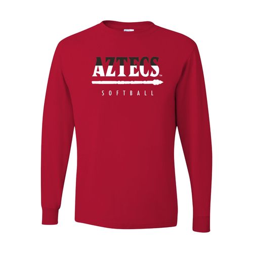 Picture of Dri-Power Long Sleeve T-Shirt - True Red