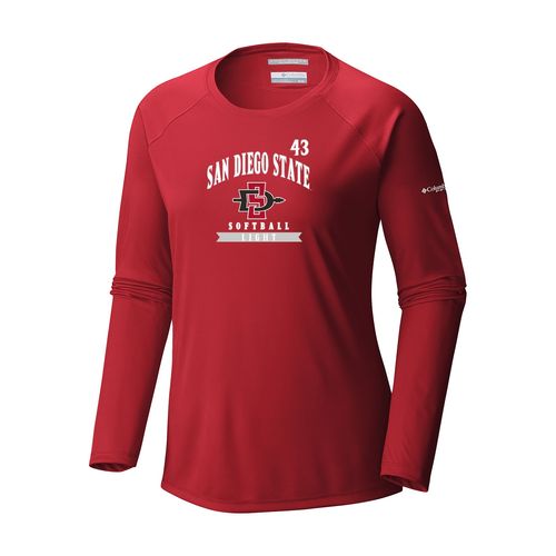Picture of Women's Tidal Tee Long Sleeve Shirt - intense red