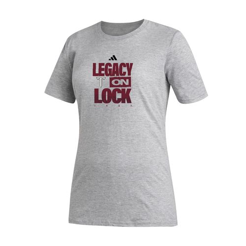 Picture of LEGACY ON LOCK - Women's Fresh Short Sleeve Tee  - medium grey heather