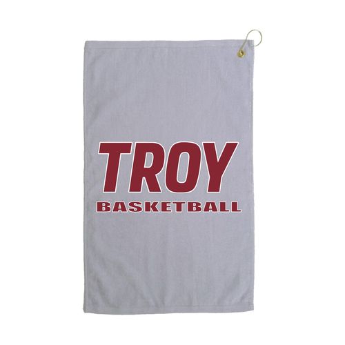 Picture of Terry Velour Golf Towel - gray