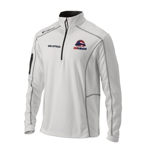 Picture of Men's Omni-Wick Shotgun 1/4 Zip - white