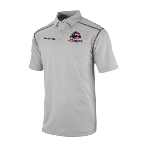 Picture of Men's Omni-Wick Shotgun Polo - Nimbus Grey-Collegiate Navy