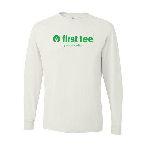 Picture of Youth Dri-Power Long Sleeve T-Shirt - White