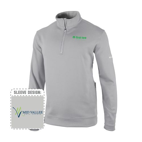 Picture of Men's Omni-Wick Wickham Hills 1/4 Zip - cool grey