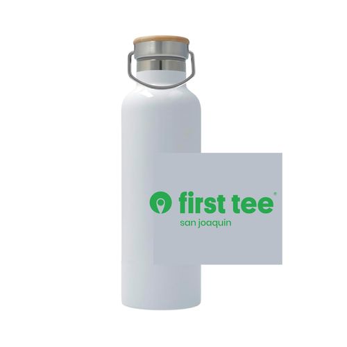 Picture of 25oz Stainless Steel Thermos - white