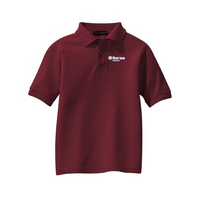 Picture of Youth Classic Polo - Burgundy