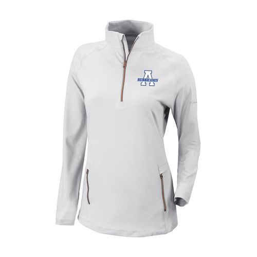 Picture of Women's Omni-Wick Outward Nine 1/4 Zip - white