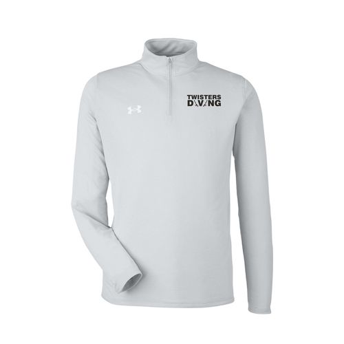 Picture of UA Team Tech Quarter-Zip Pullover - Grey Light Heather