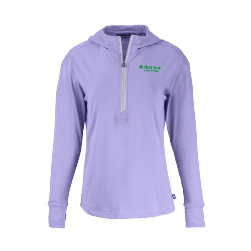 Picture of C&B Womens Daybreak Half Zip Hoodie - Hyacinth