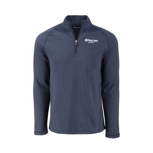 Picture of C&B Peshastin Fleece Half Zip Pullover - Navy Blue Heather