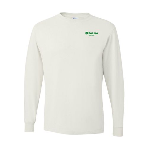 Picture of Youth Dri-Power Long Sleeve T-Shirt - White