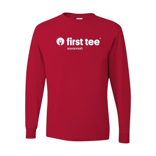 Picture of Youth Dri-Power Long Sleeve T-Shirt - True Red