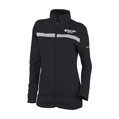 Picture of Women's Play Through Full Zip - black