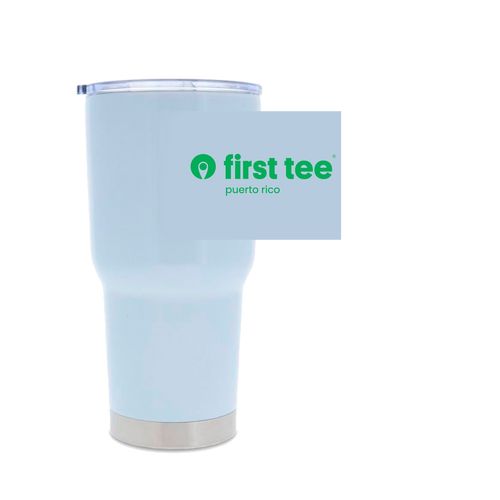 Picture of 30oz Stainless Steel Tumbler - white