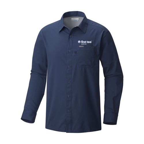 Picture of Men's Slack Tide Long Sleeve Shirt - collegiate navy