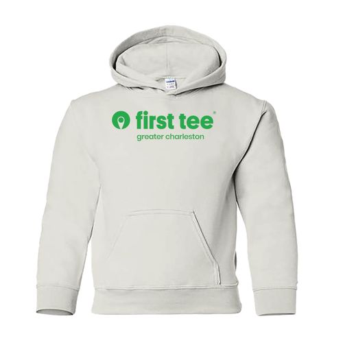 Picture of Heavy Blend Youth Hooded Sweatshirt - white