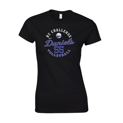 Picture of Women's Semi-Fitted Classic T-Shirt  - Black