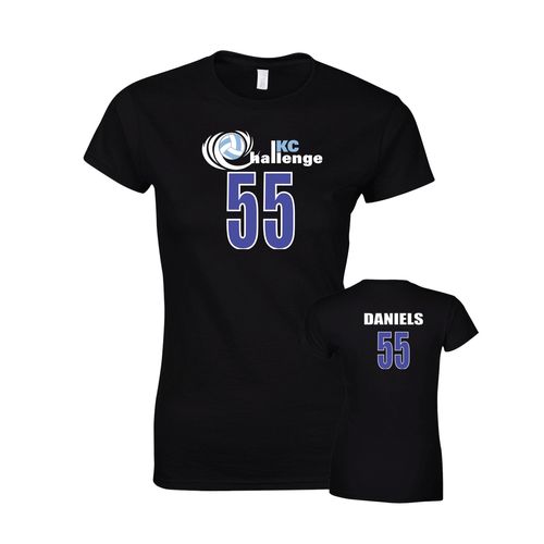 Picture of Women's Semi-Fitted Classic T-Shirt  - Black