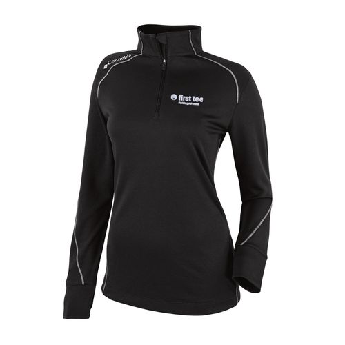 Picture of Women's Omni-Wick Shotgun 2.0 1/4 Zip - black