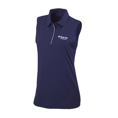 Picture of Women's Omni-Wick Tend the Ball Tank - collegiate navy-white
