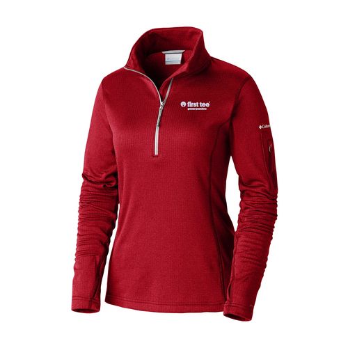 Picture of Women's Park View Half Zip Fleece - intense red