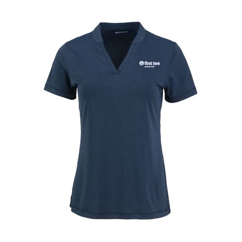 Picture of C&B Womens Forge Heathered Stretch Blade Top - Dark Navy Blue Heather