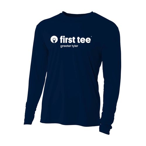 Picture of Long Sleeve Performance Shirt - navy