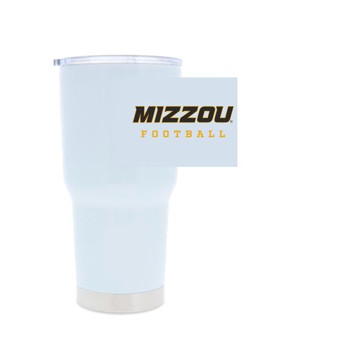 Picture of 30oz Stainless Steel Tumbler - white