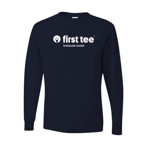Picture of Youth Dri-Power Long Sleeve T-Shirt - Navy