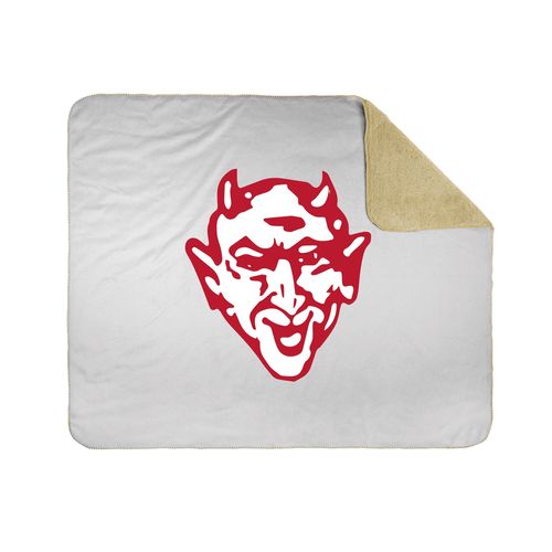 Picture of 50x60 Sherpa Lined Throw Blanket - white