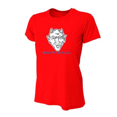 Picture of Women's Slim Fitting Performance T-shirt - Scarlet