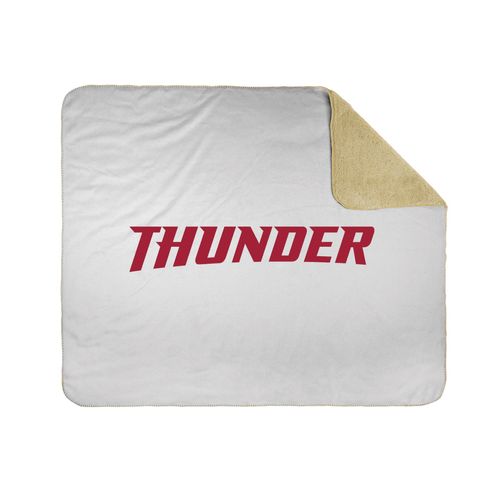 Picture of 50x60 Sherpa Lined Throw Blanket - white