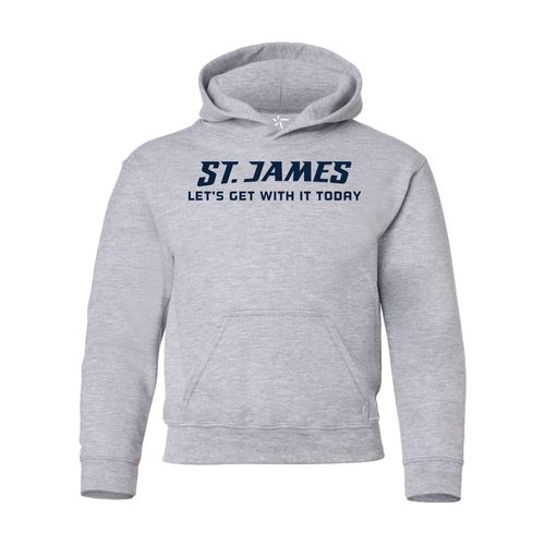 Picture of Heavy Blend Youth Hooded Sweatshirt - sport grey