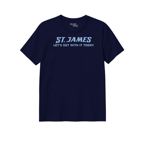 Picture of Womens Semi-Fitted Classic Tee - Navy