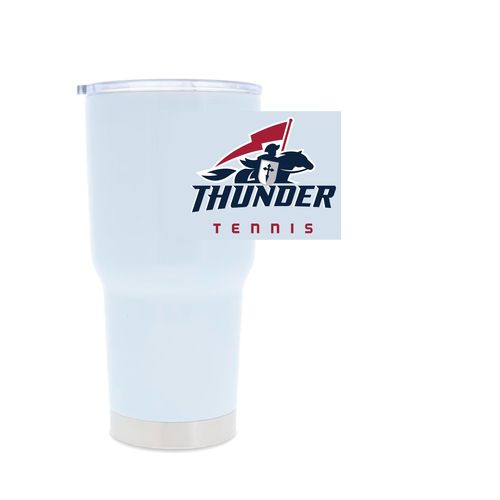 Picture of 30oz Stainless Steel Tumbler - white