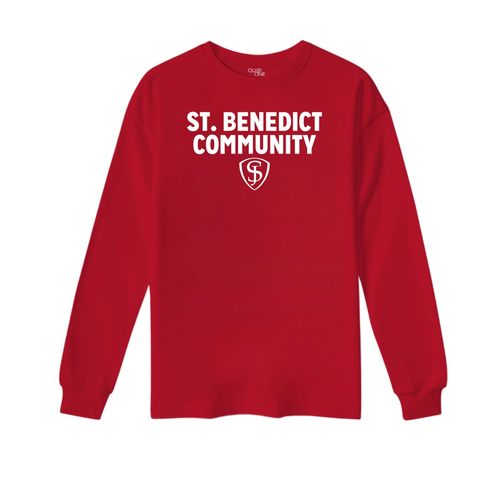 Picture of Benedict - Classic Longsleeve Tee - Red
