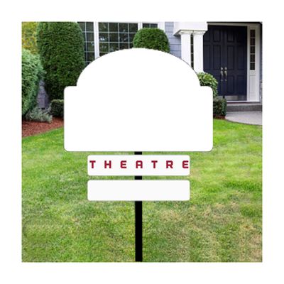Picture of Activity Rider for Yard Sign - White