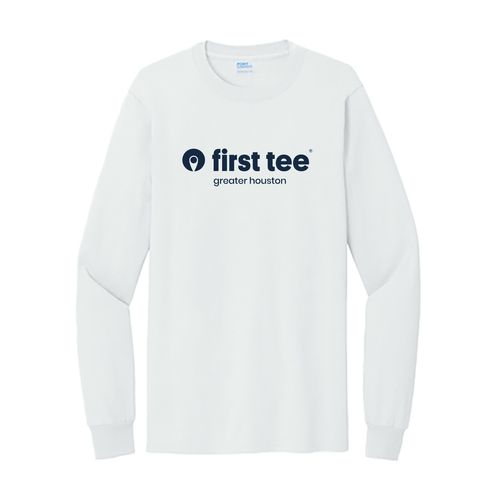 Picture of Port & Company Tall Long Sleeve Essential Tee - white