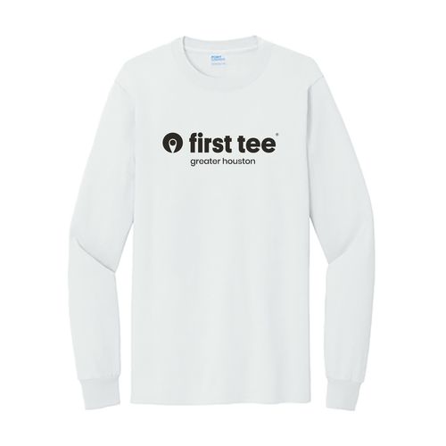 Picture of Port & Company Tall Long Sleeve Essential Tee - white