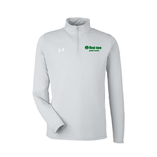 Picture of UA Team Tech Quarter-Zip Pullover - Grey Light Heather