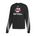 Picture of Women's Cropped 3-Stripe Crew  - black