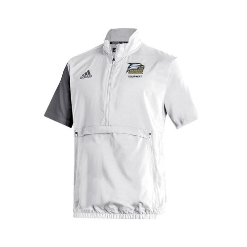 Picture of Stadium 1/4 Zip Woven Short Sleeve - white - grey