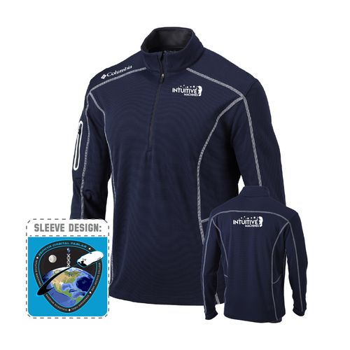 Picture of Zephyr Orbital Fablab - Men's Omni-Wick Shotgun 1/4 Zip - collegiate navy