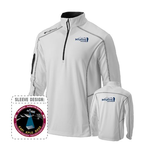 Picture of Men's Omni-Wick Shotgun 1/4 Zip - white