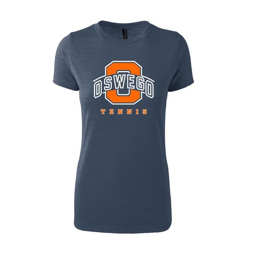 Picture of Women's Fitted Triblend T-Shirt - navy heather