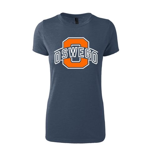 Picture of Women's Fitted Triblend T-Shirt - navy heather
